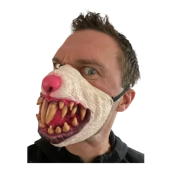 Rubber Johnnies Rabid Rabbit Half Face Mask