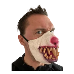 Rubber Johnnies Rabid Rabbit Half Face Mask