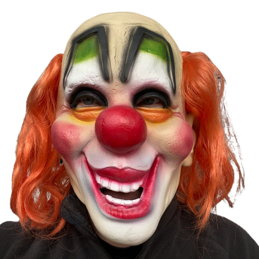 Rubber Johnnies Horror Masks Vintage Circus Clown Mask 4 Rubber Johnnies Horror Masks Vintage Circus Clown Mask