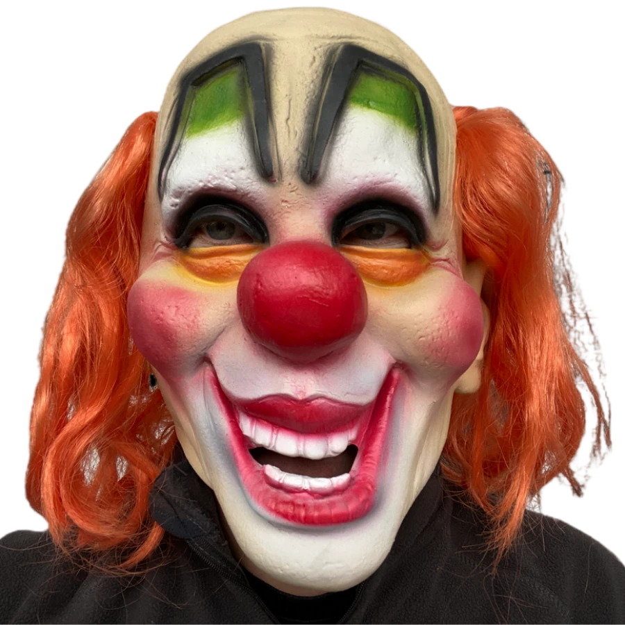 Rubber Johnnies Horror Masks Vintage Circus Clown Mask 3 Rubber Johnnies Horror Masks Vintage Circus Clown Mask