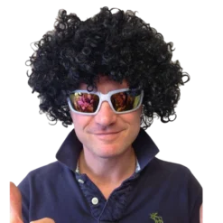 Rubber Johnnies Curly Afro Wig Accessories