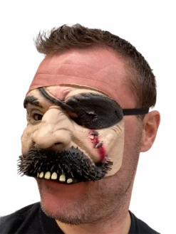 Rubber Johnnies Pirate Half Face Mask