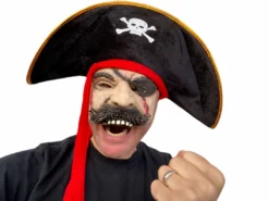 Rubber Johnnies Pirate Half Face Mask