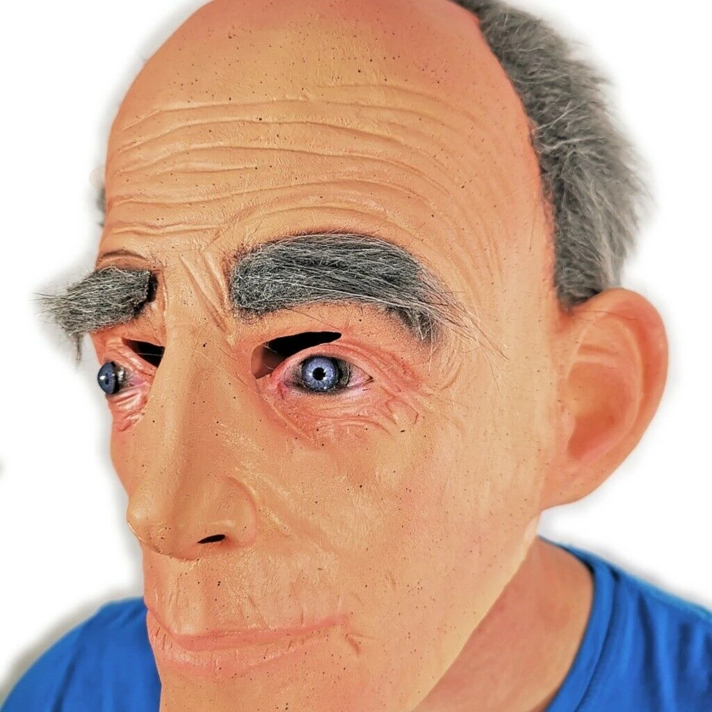 Rubber Johnnies Masks Old Man Bald Head Mask 'Aussie John' 8 Rubber Johnnies Masks Old Man Bald Head Mask 'Aussie John'