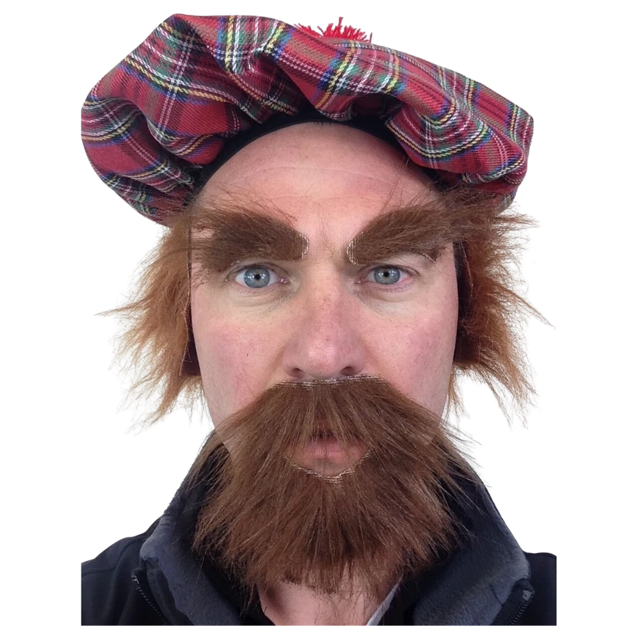 Rubber Johnnies Ginger Beard & Brows. Accessories 4 Rubber Johnnies Ginger Beard & Brows. Accessories