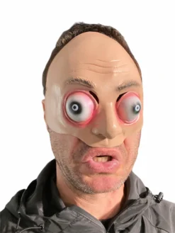 Rubber Johnnies Half Face Masks Bug Eyes Half Face Mask
