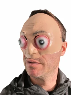 Rubber Johnnies Half Face Masks Bug Eyes Half Face Mask