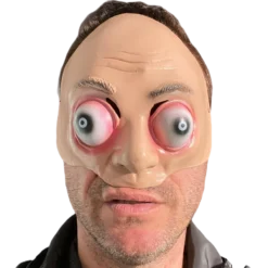 Rubber Johnnies Half Face Masks Bug Eyes Half Face Mask
