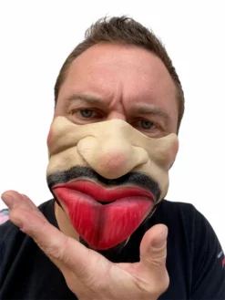 Rubber Johnnies Half Face Masks Busta Lip Half Face Mask