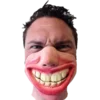 Rubber Johnnies Big Teeth Half Face Mask
