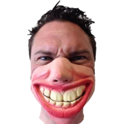 Rubber Johnnies Big Teeth Half Face Mask