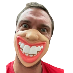 Rubber Johnnies Big Teeth Half Mask (High Quality) Half Face Masks