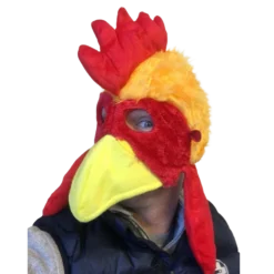 Rubber Johnnies Animal Masks Chicken Head Hat
