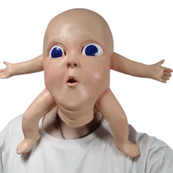 Rubber Johnnies Creepy Baby Mask People Masks