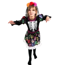 Rubber Johnnies Day Of The Dead Sugar Skull Costume