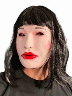 Rubber Johnnies White Female 'DEMI' Lady Doll Mask Masks