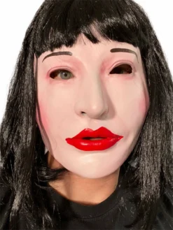 Rubber Johnnies White Female 'DEMI' Lady Doll Mask Masks