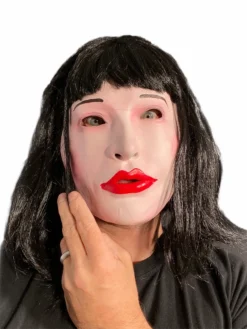Rubber Johnnies White Female 'DEMI' Lady Doll Mask Masks