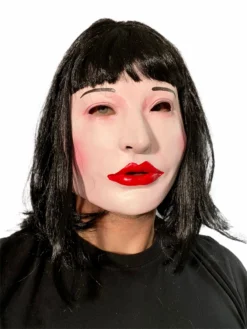 Rubber Johnnies White Female 'DEMI' Lady Doll Mask Masks