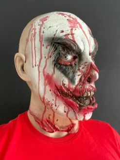 Rubber Johnnies Zombie Clown Mask.