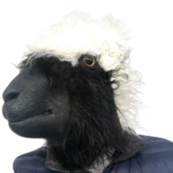 Rubber Johnnies Woolly Sheep Head Mask.