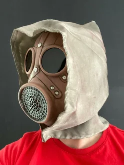 Rubber Johnnies Horror Masks Gas Mask With Goggles & Hood 10 Rubber Johnnies Horror Masks Gas Mask With Goggles & Hood