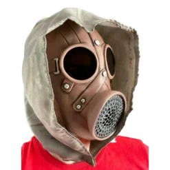 Rubber Johnnies Horror Masks Gas Mask With Goggles & Hood