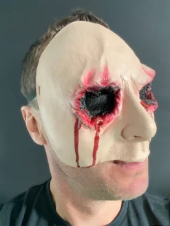Rubber Johnnies Bloody Gouged Out Eyes Face Mask