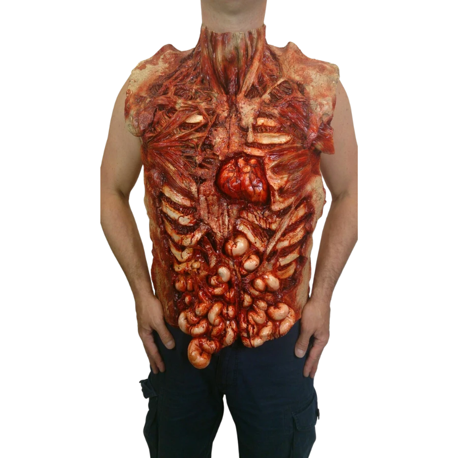 Rubber Johnnies Bloody Torso Chest Piece 3 Rubber Johnnies Bloody Torso Chest Piece