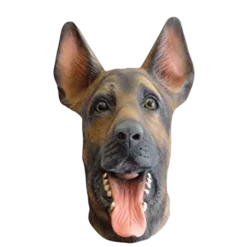 Rubber Johnnies German Shepherd Alsatian Dog Mask Animal Masks