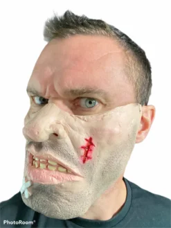 Rubber Johnnies Half Face Masks Hard Man 'Thug' Half Face Mask