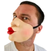 Rubber Johnnies Jagger Lips Half Mask Half Face Masks