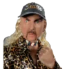 Rubber Johnnies People Masks Joe Exotic Mask With Baseball Cap & Mullet Hair