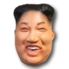 Rubber Johnnies Laughing Kim Jong Mask People Masks 2 Rubber Johnnies Laughing Kim Jong Mask People Masks