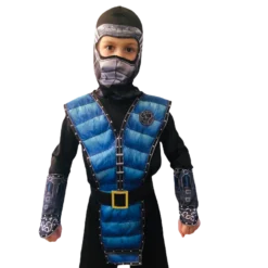 Rubber Johnnies Blue Kombat Ninja Costume