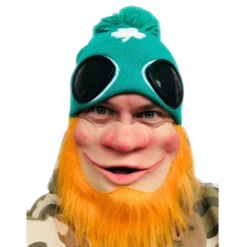 RUBBER JOHNNIES MASKS Sales 18 Rubber Johnnies St Patricks Day Leprechaun Half Face Mask