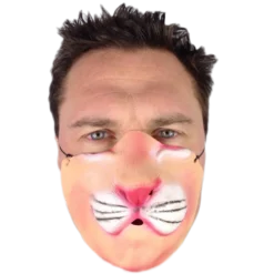 Rubber Johnnies Lion Half Face Mask