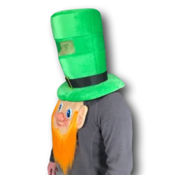 Rubber Johnnies St Patricks Day St. Patricks Day Ireland Top Hat & Mask