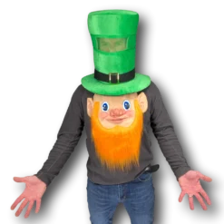 Rubber Johnnies St Patricks Day St. Patricks Day Ireland Top Hat & Mask