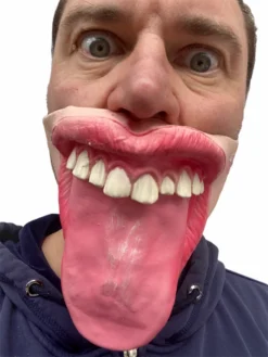 Rubber Johnnies The Lick 'Big Tongue' Half Face Mask