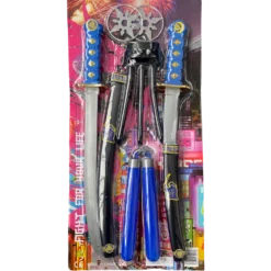Rubber Johnnies Movie Props Kids Ninja Master Sword Toy Weapons