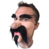 Rubber Johnnies Mexican Gringo Dick Nose Mask Half Face Masks