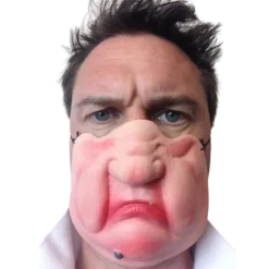 RUBBER JOHNNIES MASKS Sales 22 Rubber Johnnies Mole Chin Half Mask