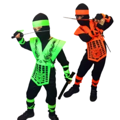 Rubber Johnnies Neon Ninja Costumes