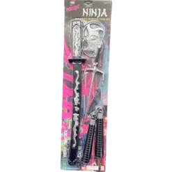 Rubber Johnnies Movie Props Kids Ninja Sword Weapon Toy Set