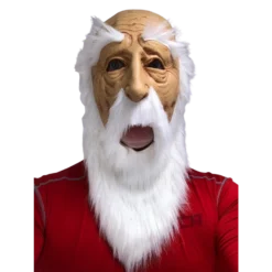 Rubber Johnnies Long Beard Old Man Mask