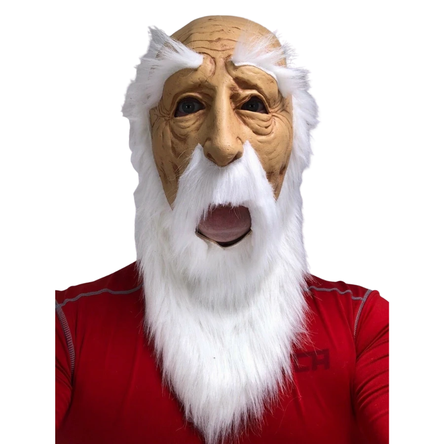 Rubber Johnnies Long Beard Old Man Mask 3 Rubber Johnnies Long Beard Old Man Mask