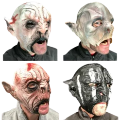 Rubber Johnnies Beastial Orc Masks Horror Masks