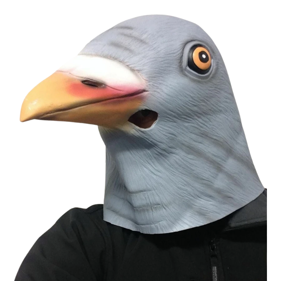 Rubber Johnnies Animal Masks Pigeon Mask 3 Rubber Johnnies Animal Masks Pigeon Mask