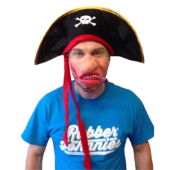 Rubber Johnnies Hats Pirate Skull And Bones Hat